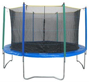 Батут с сеткой "Trampoline" "Fun" диаметр 370см