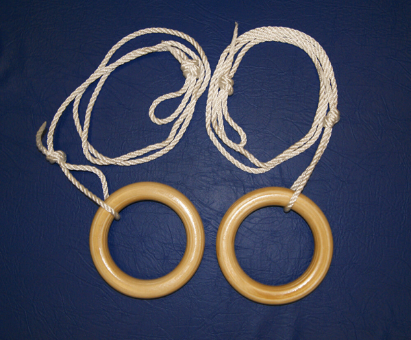 Кольца гимнастические деревянные