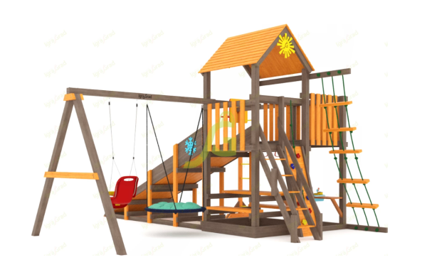 картинка Всесезонная площадка IgraGrad С с балконом мод.1 SF от магазина Лазалка