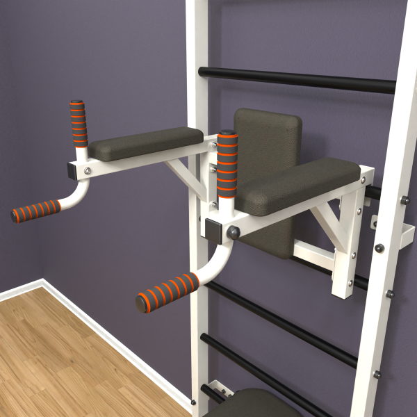 Шведская стенка «LittleSport» White Long 3.0 черные ступени