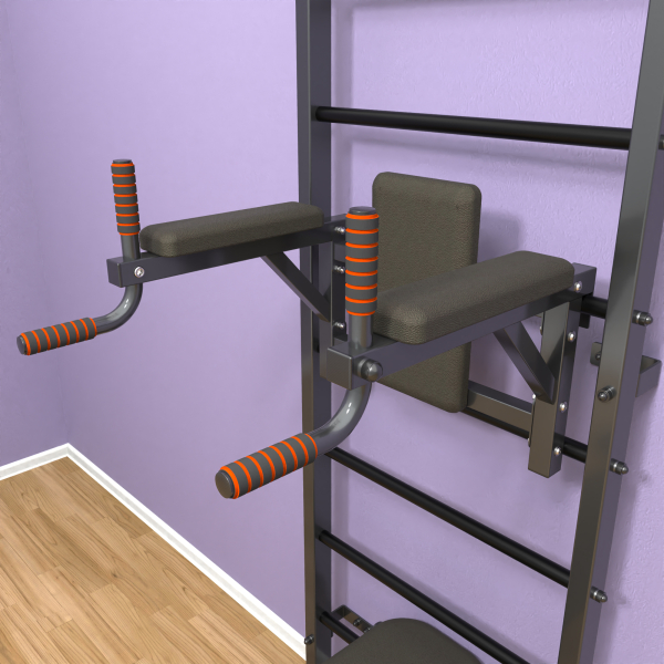 Шведская стенка «LittleSport» Graphite Long 3.0 черные ступени