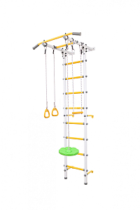 Детский спортивный комплекс Turnik home "Light " белый\желтый