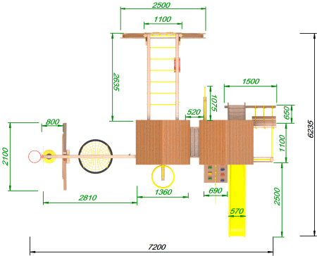 Детская площадка Пикник "Оптимус Д" Пацифик